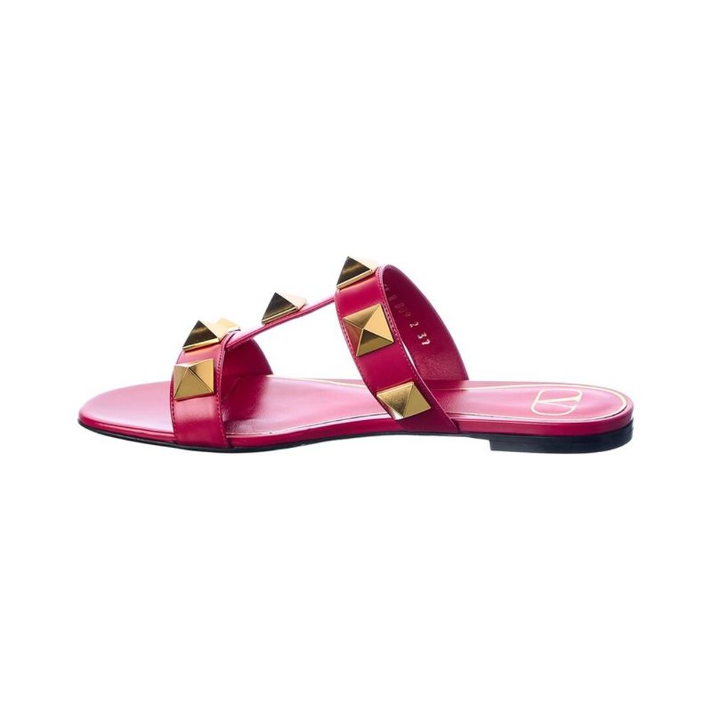 Valentino Roman Stud Leather Sandal - Picture 2 of 5